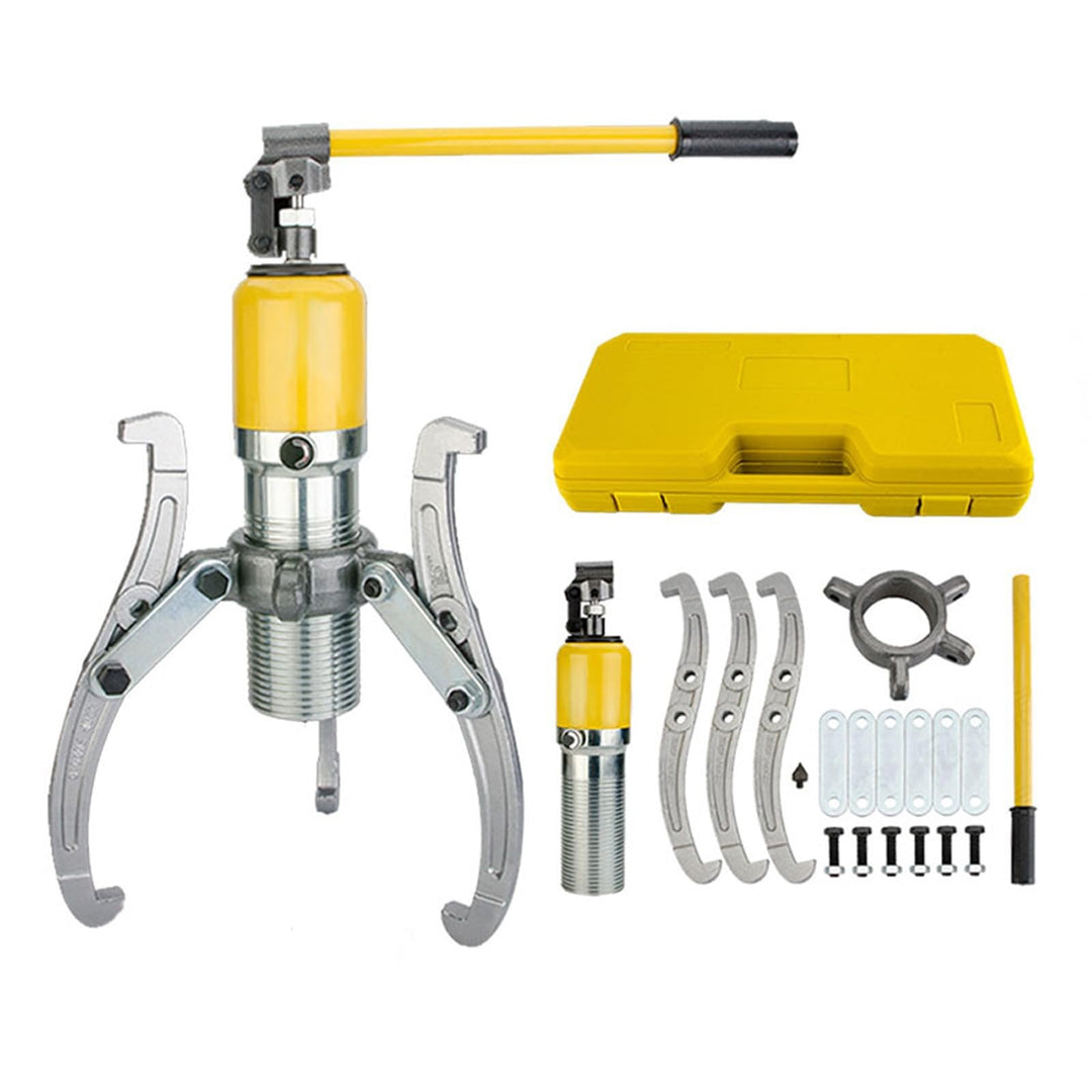 KEESUNG 20T Hydraulik Abzieher, Hydraulisch Radnabenabzieher 3 Backen Hydraulik mit Pumpenkopf Polra