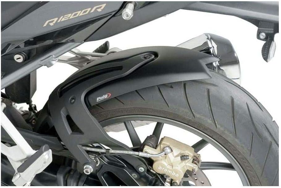 Puig 7682j hinten Fender mit Unterstützung für BMW R1200 R 15 '17' SCHWARZ MATTE, SCHWARZ MATTE