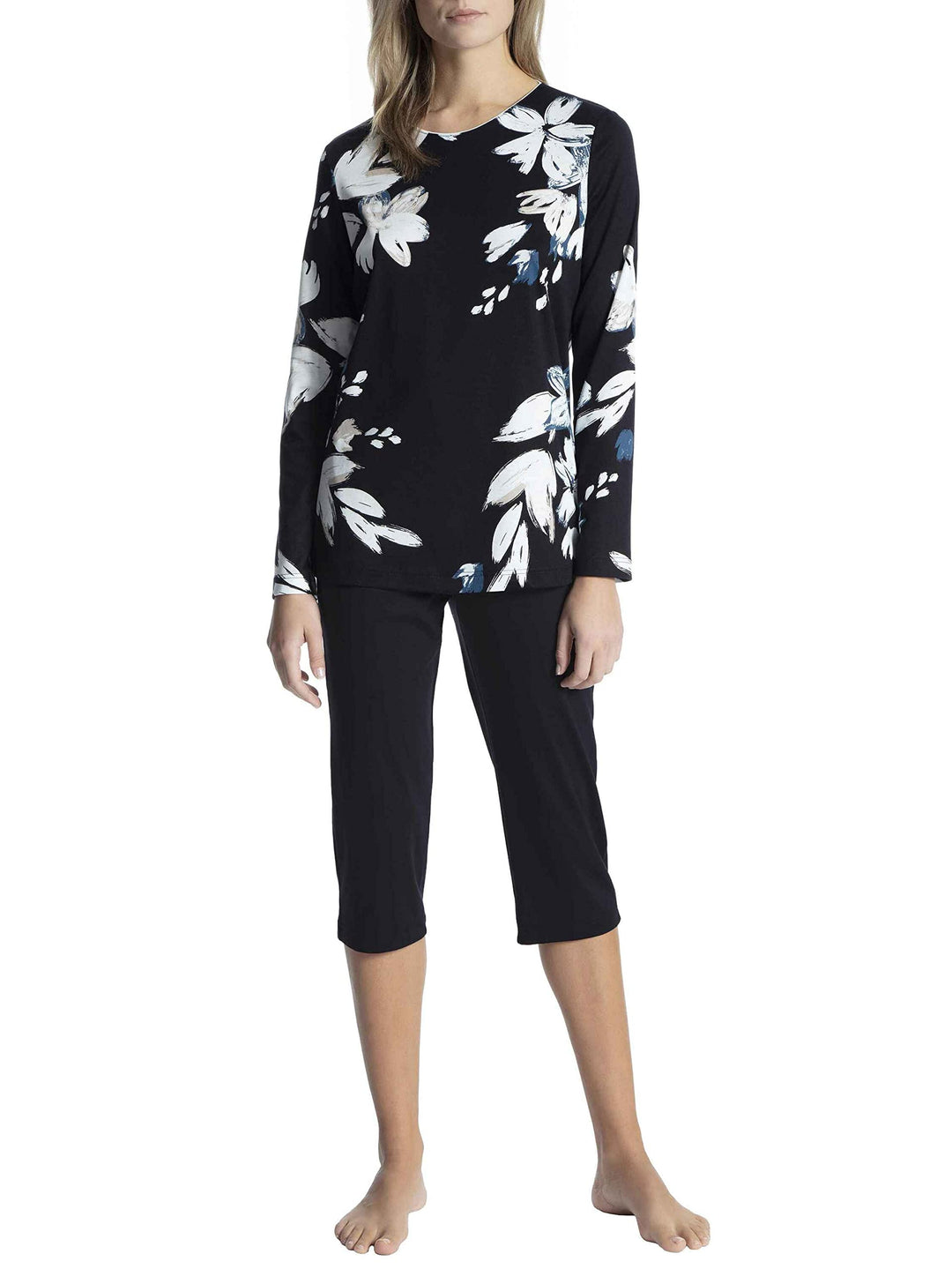 Damen Pyjama 3/4-Länge midnight b XS