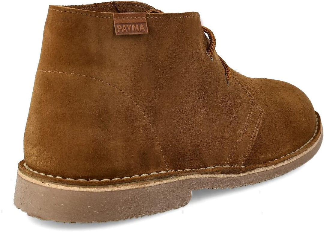 PAYMA - Safari Desert Boot aus WildLeder für Damen und Herren. Schuhe aus Spanien. Chukka Stiefelett