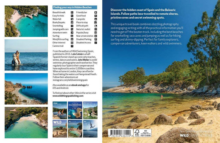 Hidden Beaches Spain: 450 Secret Coast and Island Beaches to Walk, Swim & Explore, Taschenbuch