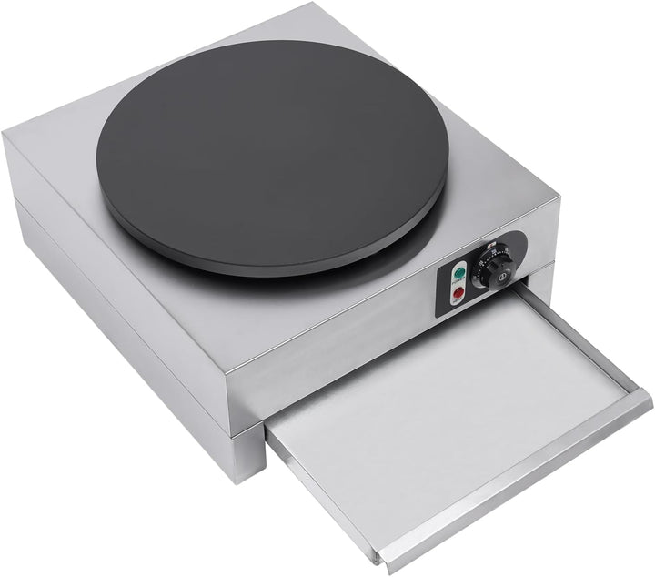 Crêpes Maker mit antihaftbeschichteter Platte: 3000W Elektrogrill für Crepes, Pancakes, Galettes, Bu