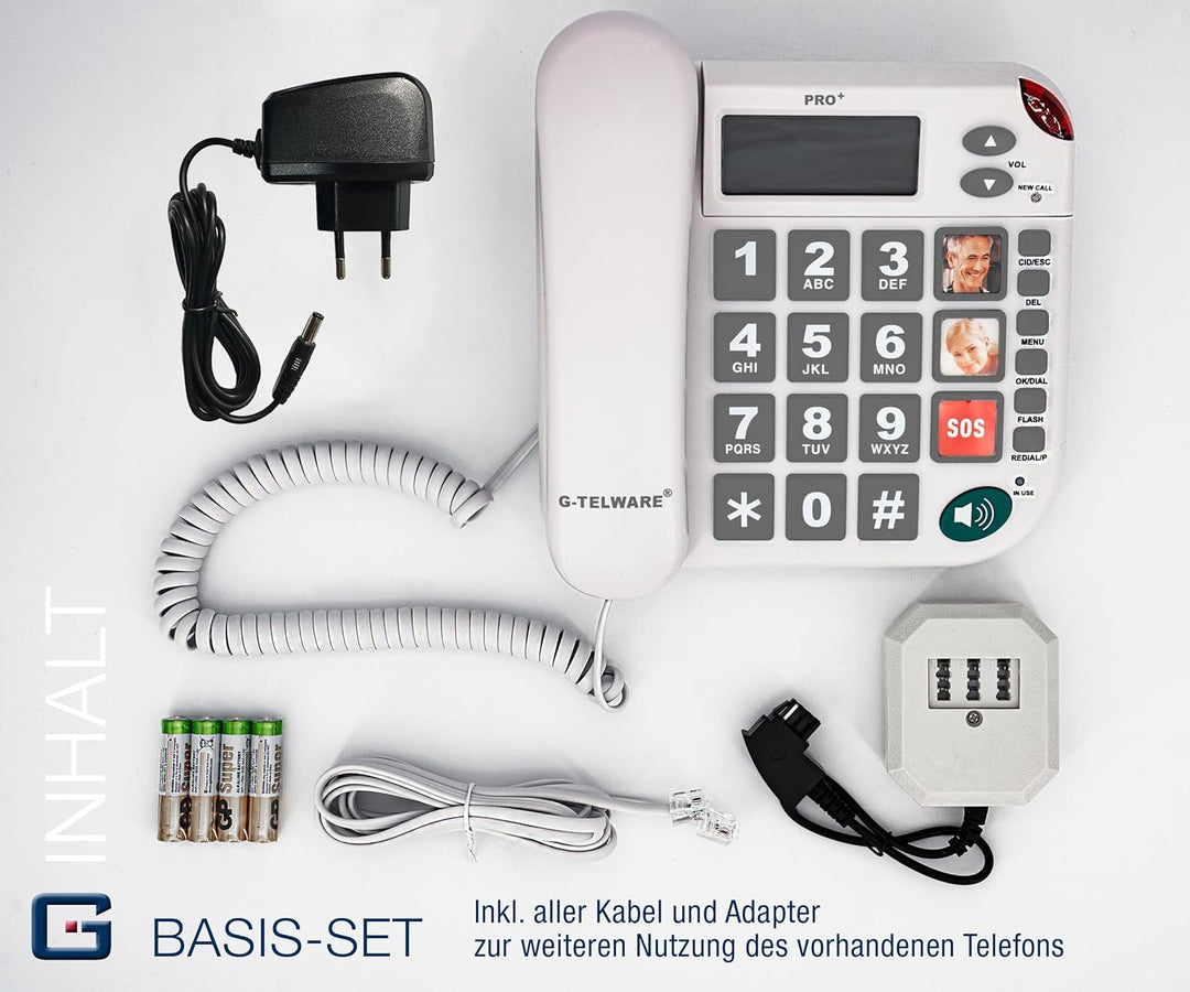 G-TELWARE PRO (Weltneuheit) Silence SOS Technik/SOSParam.einstellb./2023-2024er Modell Haus Notruf S