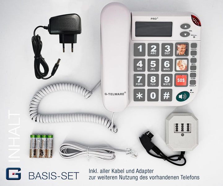G-TELWARE PRO (Weltneuheit) Silence SOS Technik/SOSParam.einstellb./2023-2024er Modell Haus Notruf S