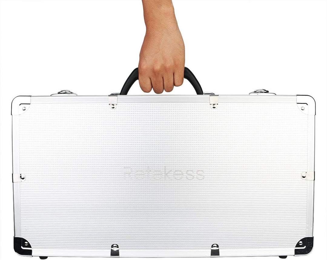 Retekess T130 Tour Guide Systems Ladekoffer, Tragbare Aufbewahrungsbox mit 32 Steckplätzen, Robuste,