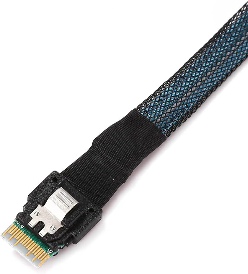 cablecc U.2 U2 SFF-8639 zu Slimline SFF-8654 4i NVME PCIe SSD Kabel für Mainboard SSD 750 p3600 p370