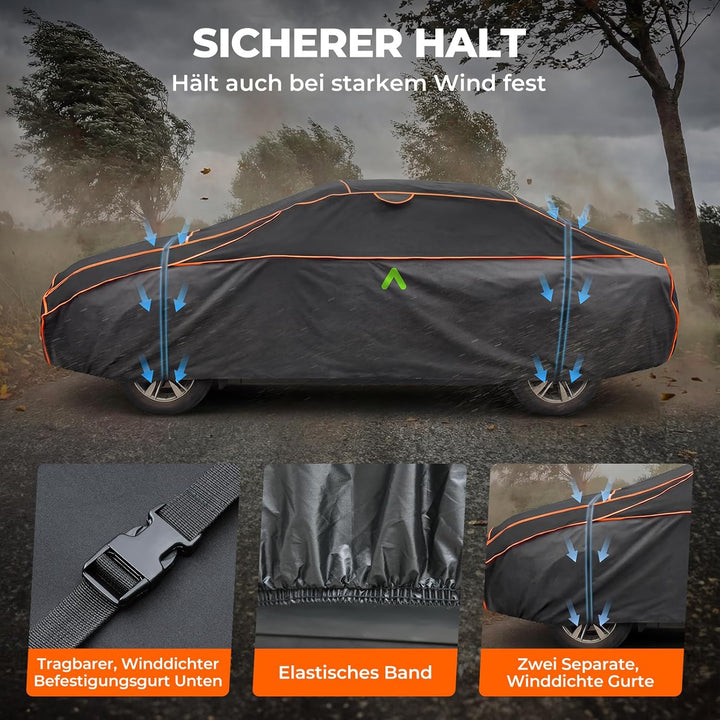Hagelschutzplane Auto, Wasserdichter Verdickter Hagelschutz Auto Autoabdeckung Hagelschutz PKW Hagel