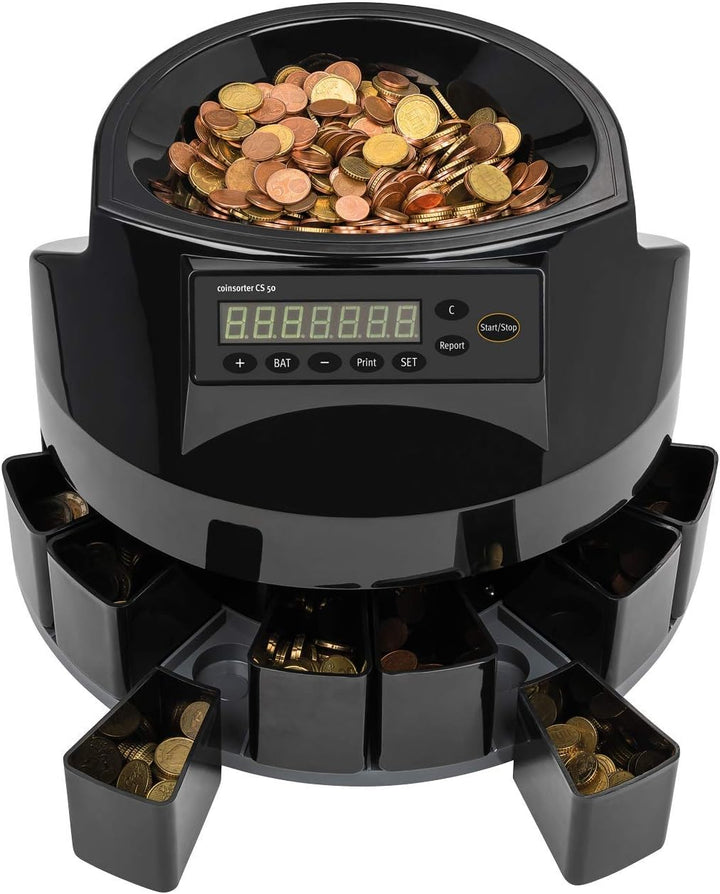 ratiotec 00946954 Münzzähl- und Sortiermaschine CS 50