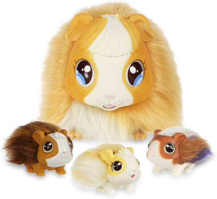 Little Live Pets - Mama Surprise, interaktives Plüsch-Meerschweinchen mit Geräuschen und Bewegungen,