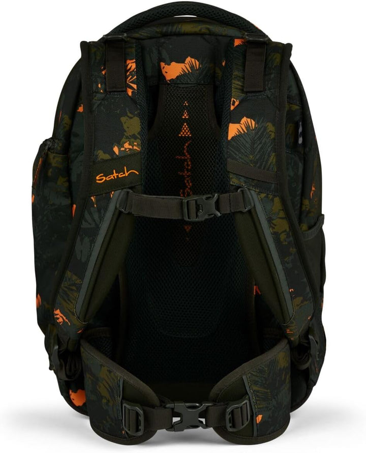 Satch Match Schulrucksack Set 3tlg. inkl. Schlamperbox und Sportbeutel Jurassic Jungle, Jurassic Jun