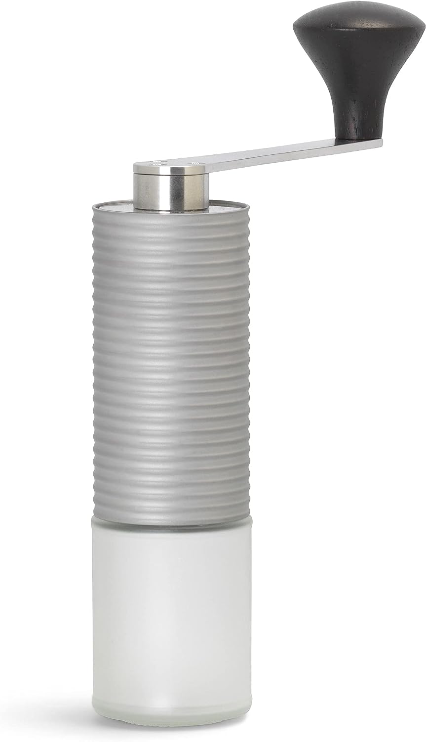 millone compact manuelle Kaffeemühle präzise Mahlgradeinstellung, zwei Edelstahl Mikrokugellager, kl