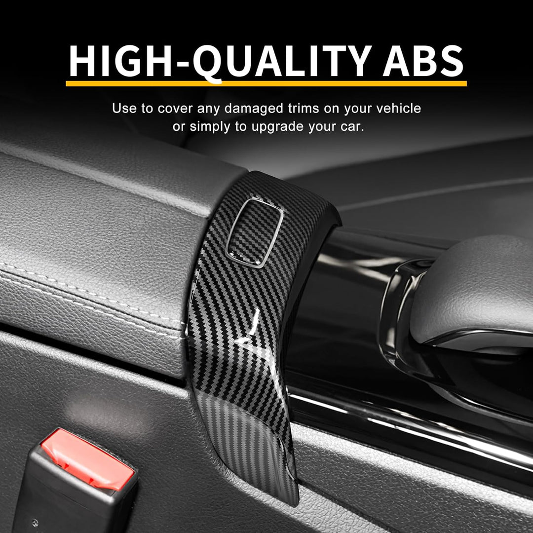KUNGKIC ABS Auto Zentralsteuerung Armlehne Box Rahmen Dekorative Aufkleber Innenbereich Compatible w