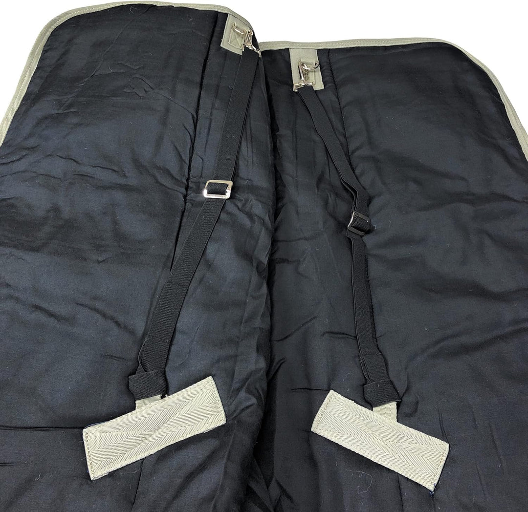 Horses, Winter Boxdecke Warm Walk für Pferd 450 gr, Gepolstert, Weich, Bequem, Ideal für Box, Widers