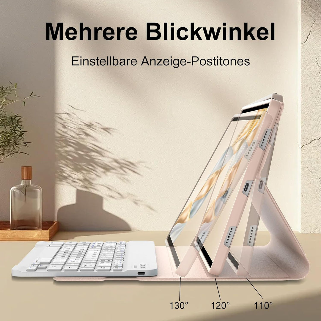 IVEOPPE Tastatur für Honor Pad X9a 11.5 Zoll, Hülle mit Bluetooth Abnehmbarer Tastatur für Honor Pad