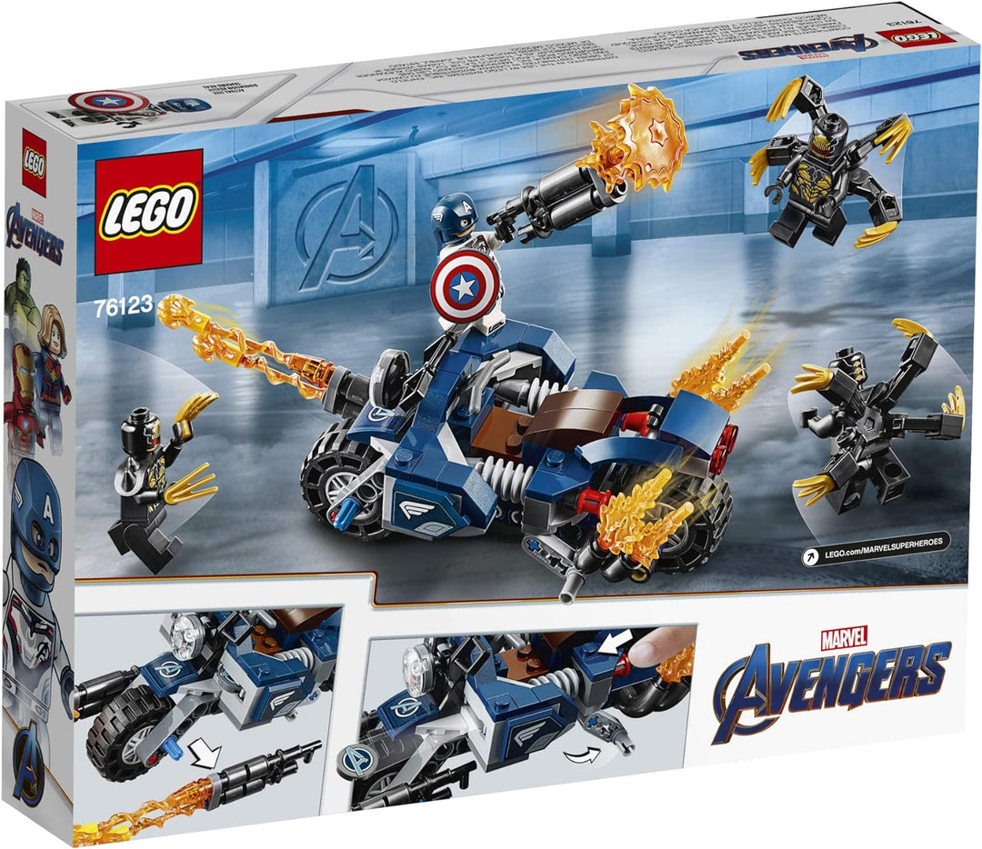 LEGO Marvel Avengers Captain America: Outriders Attack 76123 Building Kit (167 Pieces)