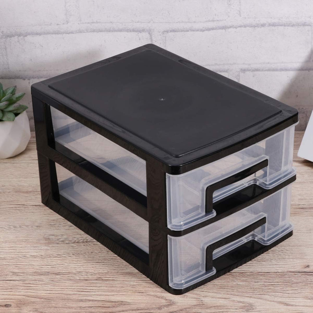 BESPORTBLE Doppelschicht Lagerregal Organizer Möbel Schrank Lagerschrank Kunststoff Schublade Typ Mu