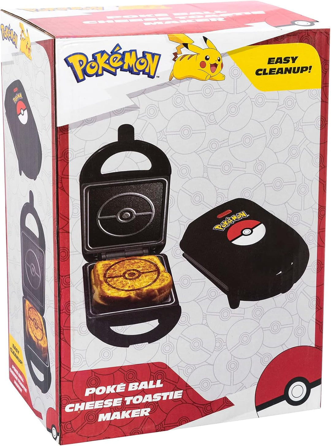 Pokémon Sandwich Maker – Toast- & Sandwich-Grill mit Pokémon-Design – Antihaft-Beschichtung, einfach