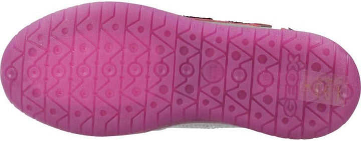 Geox Mädchen J Kommodor B Low-top Sneaker 31 EU Silber Dk Silver Lilac C1335, 31 EU Silber Dk Silver