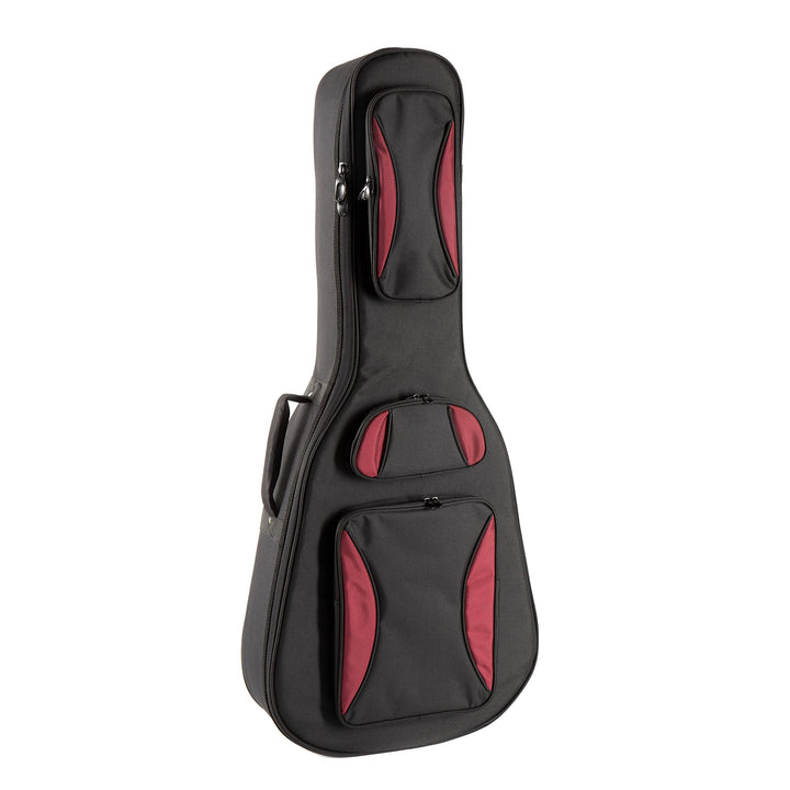Fame Gigbag für Westerngitarre, Dreadnought, Grand Auditorium, Dicke Polsterung, Halsstütze, 3 Zubeh