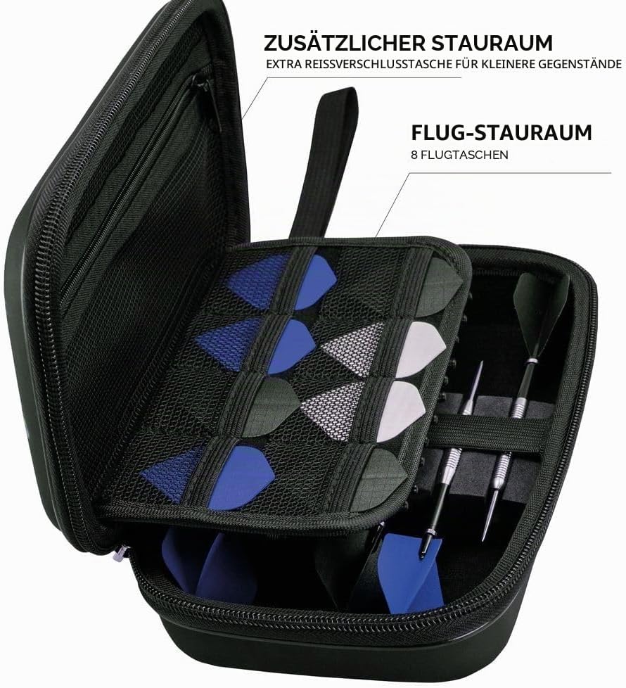 Mission Darts Eva-Darttasche | erhältlich in Ronin &amp; Samurai Grey Style, Schwarz, Samurai-Grau, Samu