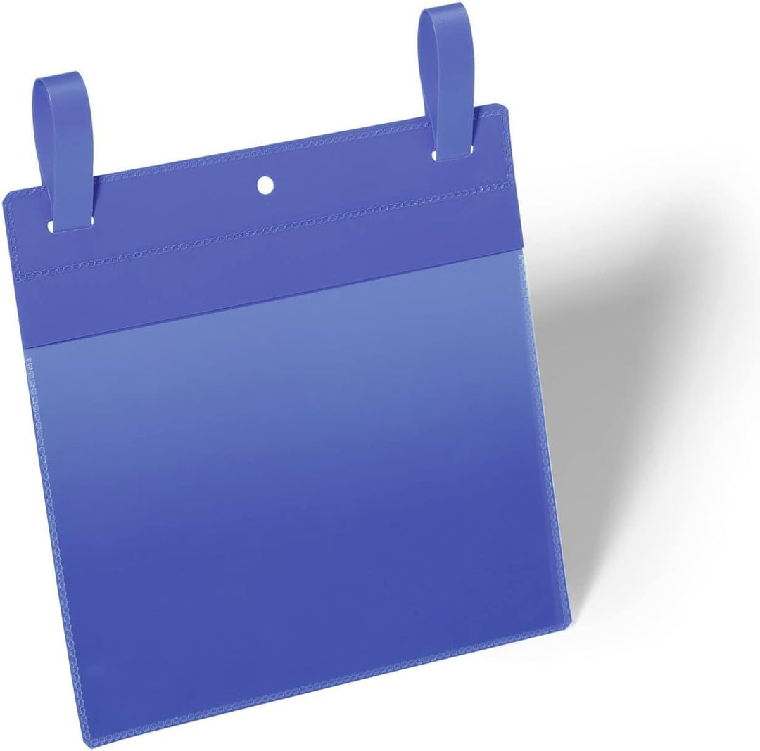 Durable Gitterboxtasche (A5 quer) Packung à  50 Stück blau, 174907 A5 Querformat, A5 Querformat
