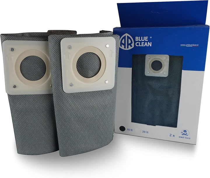 AR BLUE CLEAN Sacchetti Filtro in Stoffa 15l, Beutel, Textil, grau, 15 L, 15-l-Stofffilterbeutel