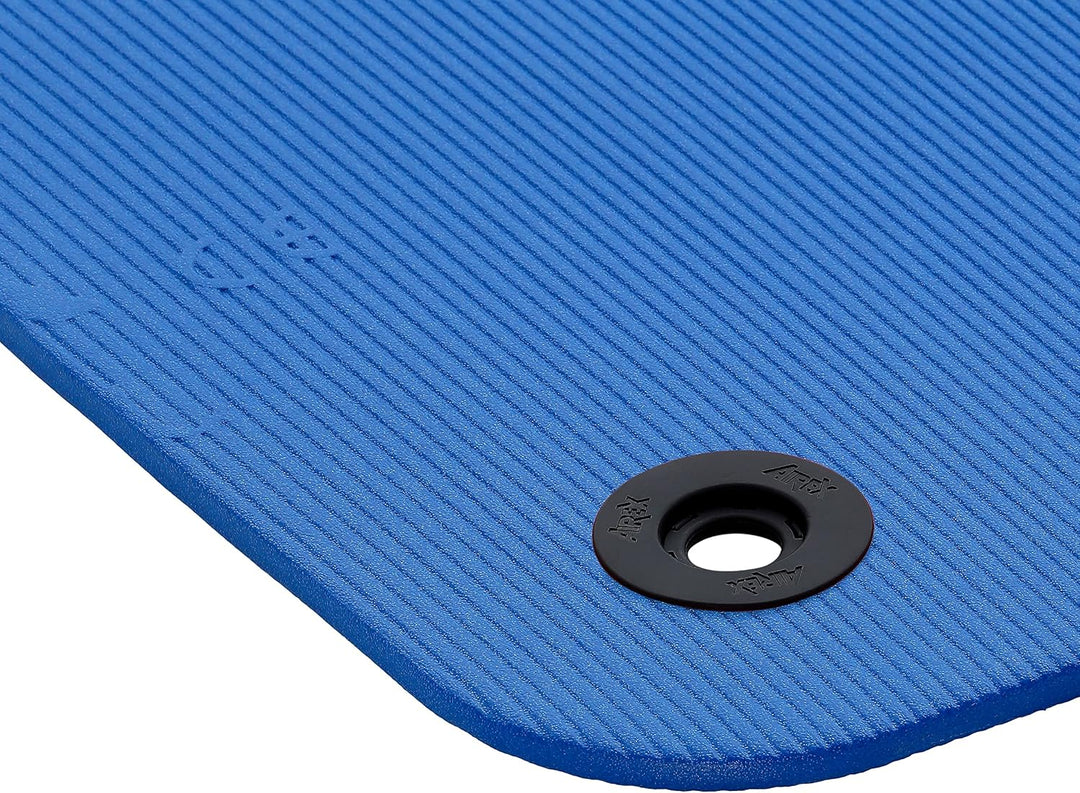 AIREX Fitness 120, Gymnastikmatte, blau, mit Spezial-֖sen, ca. 120 x 60 x 1,5 cm