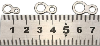 Demeras Angeln Split Rings Angeln Abbildung 8 Ringe 60 St¨¹ck Edelstahl Solid Fishing Abbildung 8 Ji