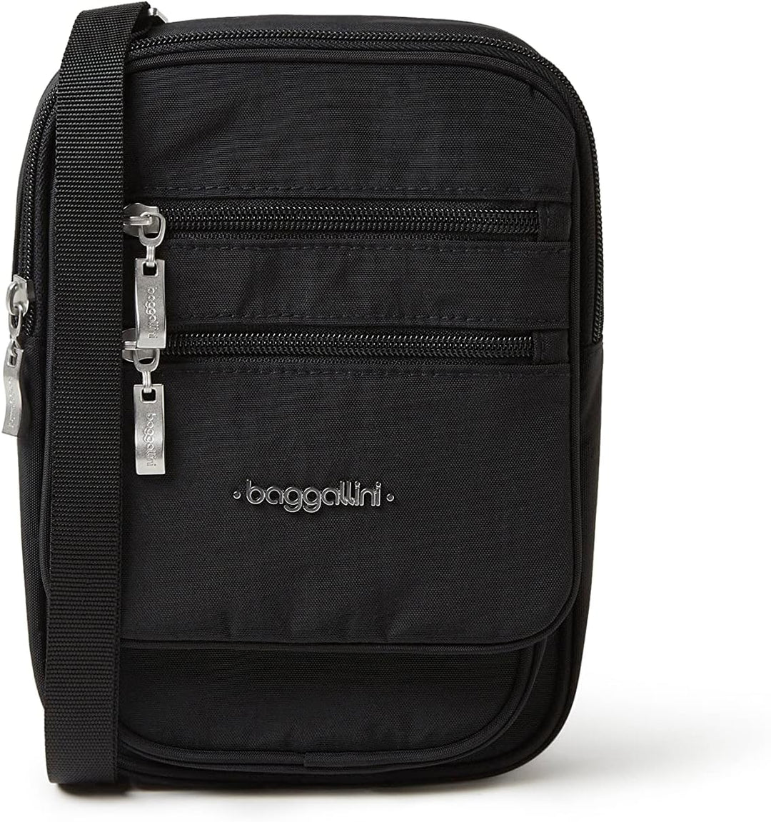 Baggallini RFID Journey Crossbody Schwarz/Sand, Schwarz/Sand