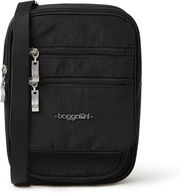 Baggallini RFID Journey Crossbody Schwarz/Sand, Schwarz/Sand