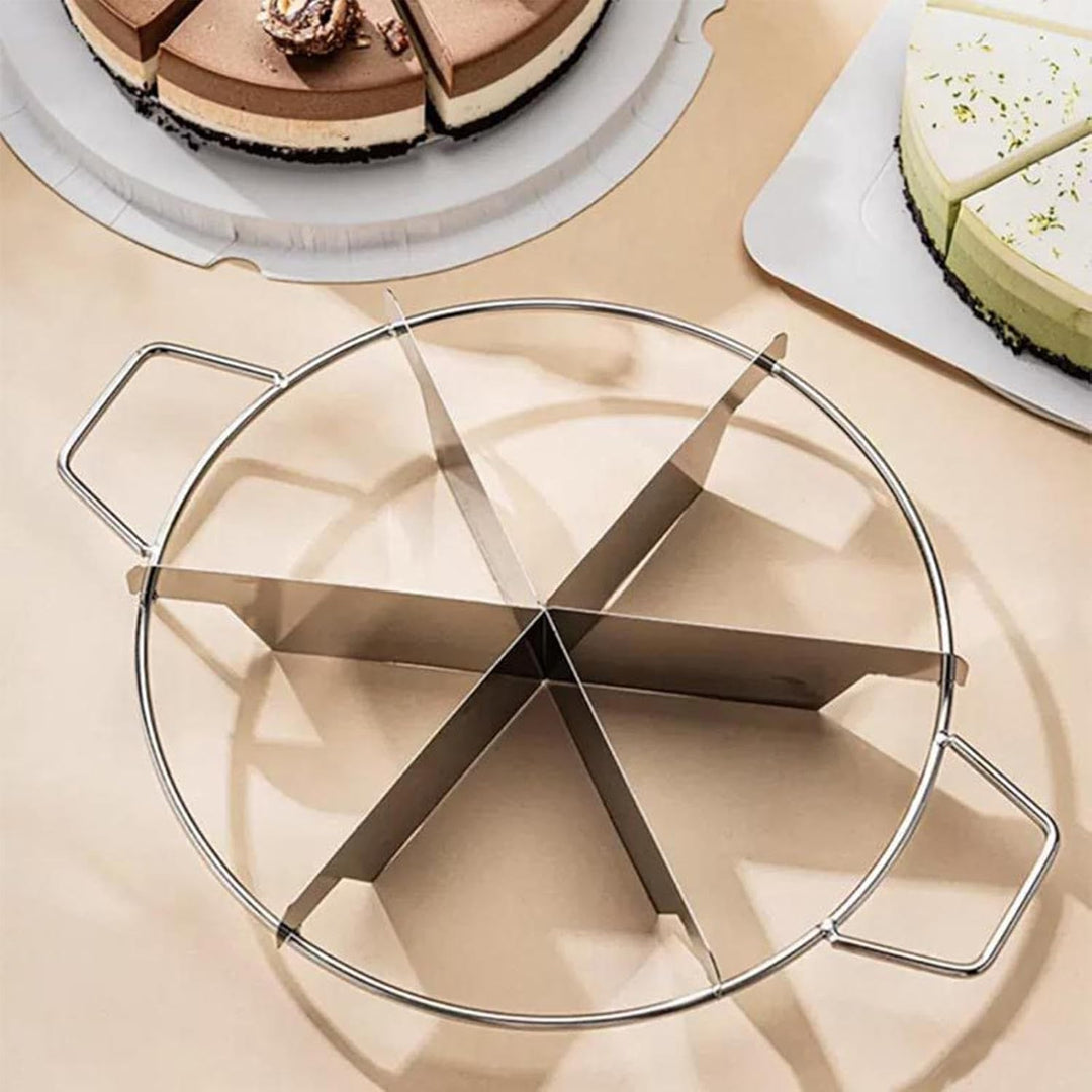 Generisch Kuchenschneider, Kuchenteiler, Brotkuchen-Portionsmarker, Edelstahl-Kuchenschneideform, Pi