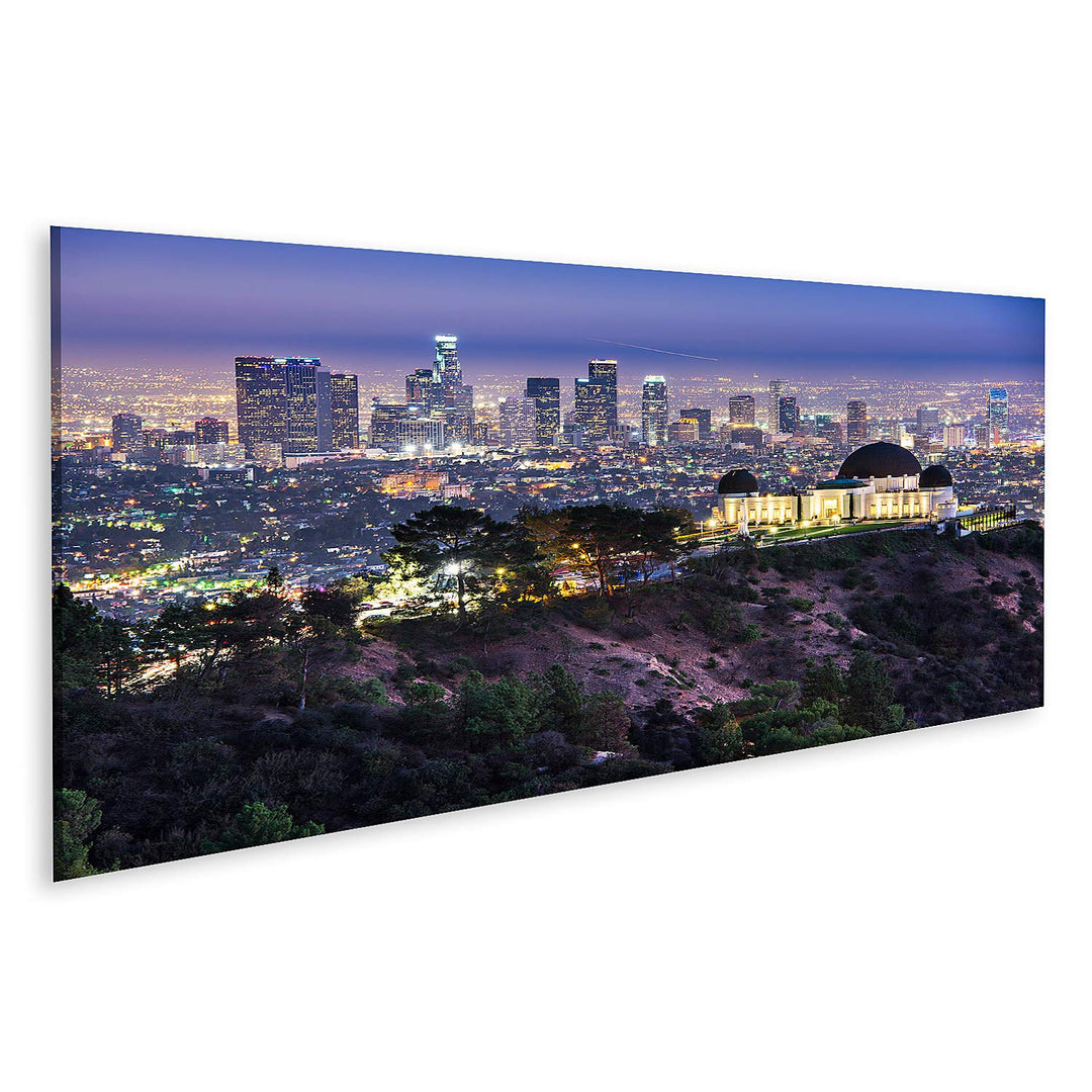 islandburner Bild auf Leinwand Griffith Obervatory Und Innenstadt Von Los Angeles Kalifornien Usa Sk