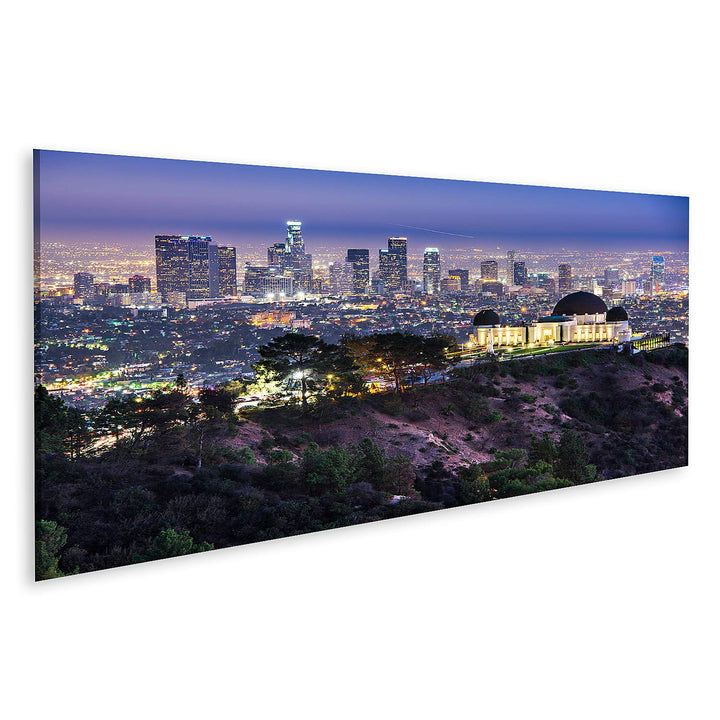 islandburner Bild auf Leinwand Griffith Obervatory Und Innenstadt Von Los Angeles Kalifornien Usa Sk