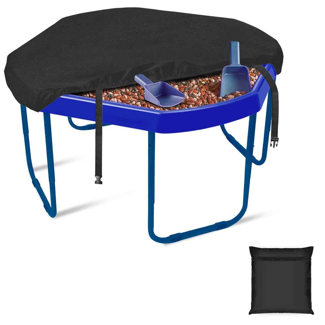 SIRUITON Universal-Tuff-Tablett-Abdeckung, 100 x 100 x 10 cm, mit starken elastischen Kanten, wasser