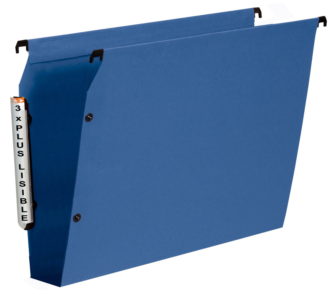Esselte 10 Stück Hängemappen Küchenschränke LMG – PP Boden 50 mm blau blau Boden 50 mm, blau Boden 5