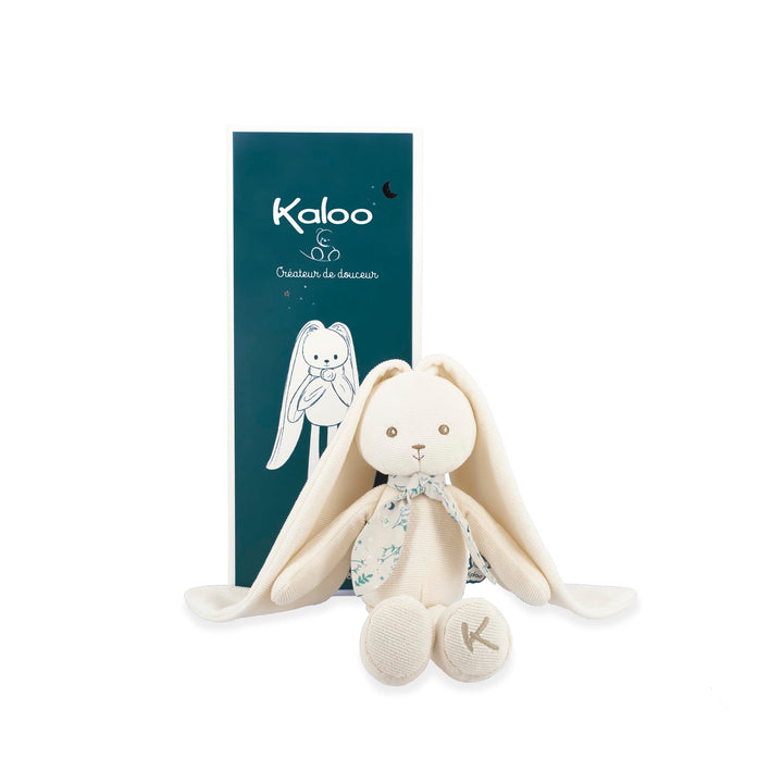 Kaloo - Lapinoo - Pantin Lapin - Baby Plüsch Jersey und Strick - 25 cm - Farbe Creme - Sehr weiches