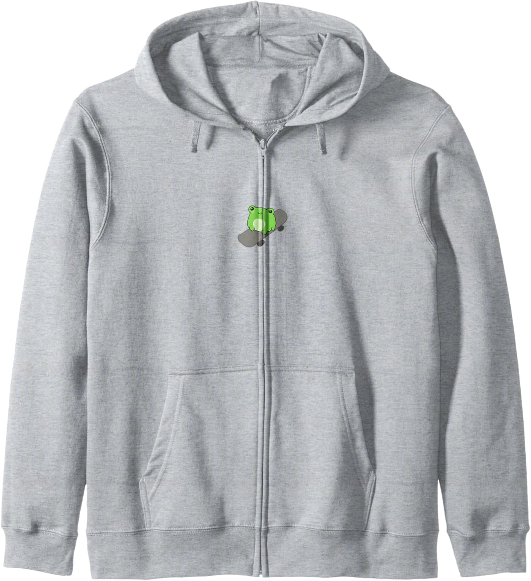 Netter Frosch auf Skateboard - Kawaii Aesthetic Frog Small Kapuzenjacke
