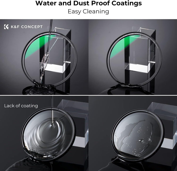 K&F Concept X-Serie 62MM Magnetischer MCUV Filter mit Objektivdeckel Schutzfilter Ultraviolett-Filte