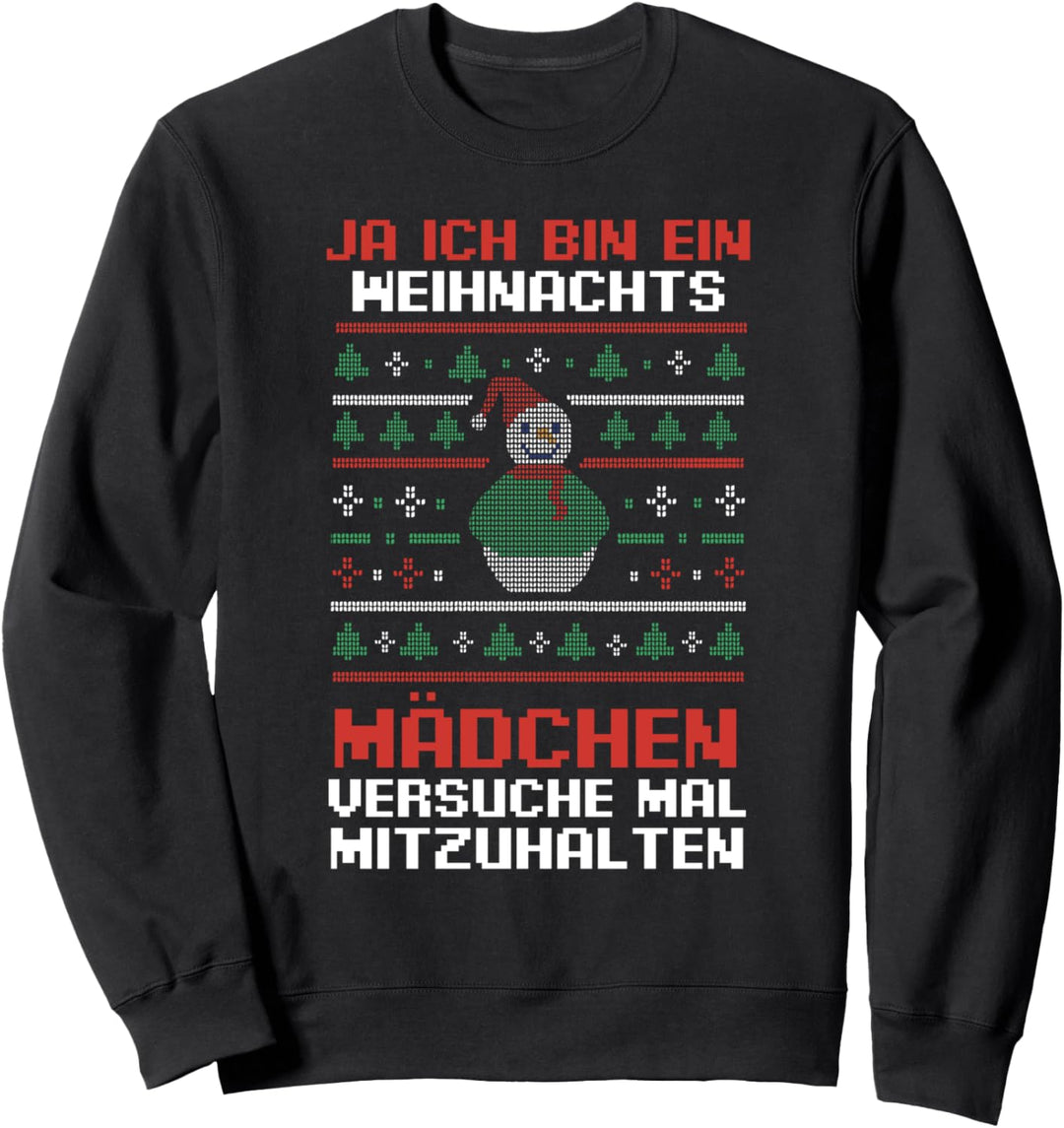 Weihnachten Schneemann Ugly Christmas Sweatshirt