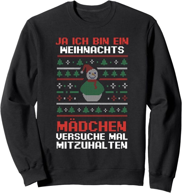 Weihnachten Schneemann Ugly Christmas Sweatshirt