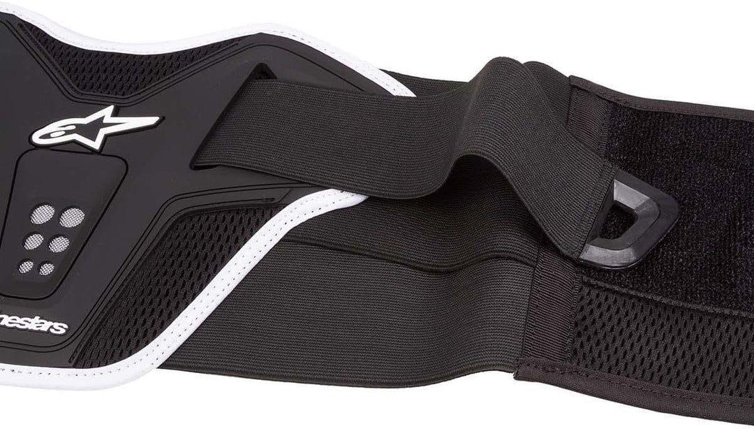 Alpinestars Saturn Herren Nierengürtel Offroad Body Armor, Schwarz/Weiss Einheitsgrösse Black White,