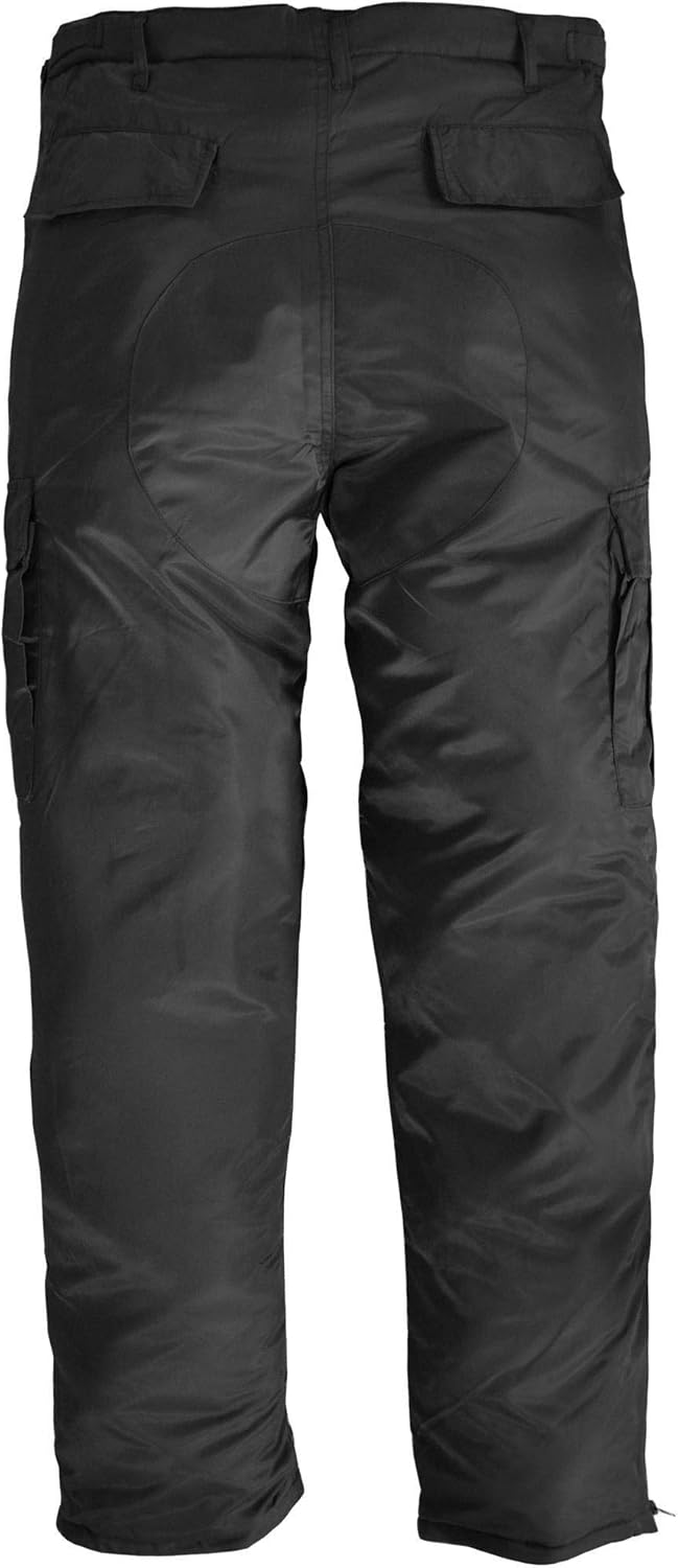 normani Winter Thermohose - gefüttert - wasserabweisendes Nylon-Obermaterial XL Schwarz, XL Schwarz