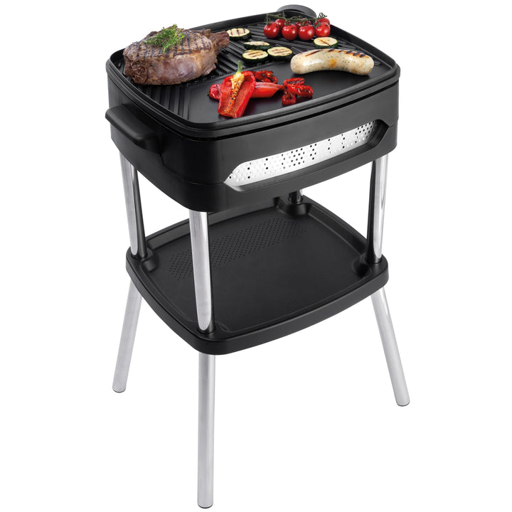 Fritel BBQ 3256 - Elektrogrill - 40x36 cm - 2000 W - Platte + Deckel