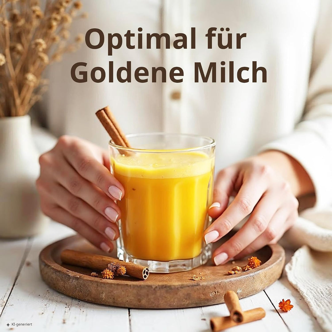 Bio Kurkuma Pulver I Kurkuma Pulver Bio I Kurkumapulver aus kontrolliert biologischem Anbau I Abgefü
