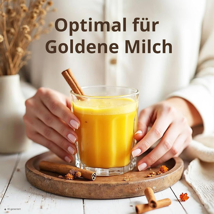 Bio Kurkuma Pulver I Kurkuma Pulver Bio I Kurkumapulver aus kontrolliert biologischem Anbau I Abgefü