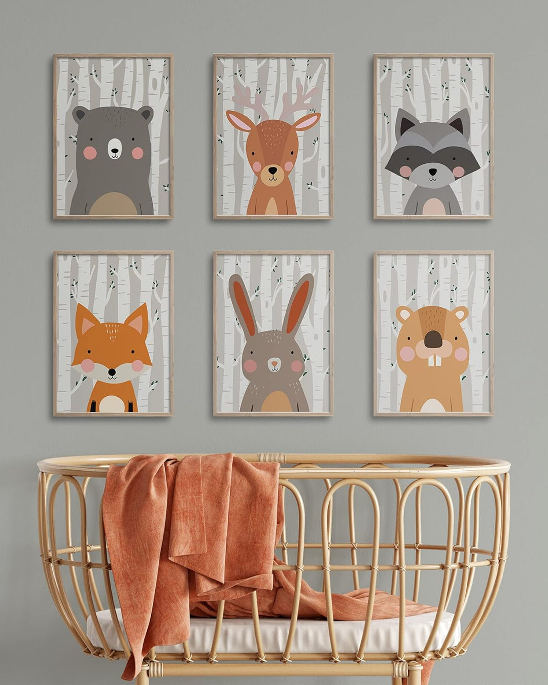 Hambient Poster Kinderzimmer - Bilder Babyzimmer Deko, Junge, Mädchen - Wandbilder, Kinderposter, De