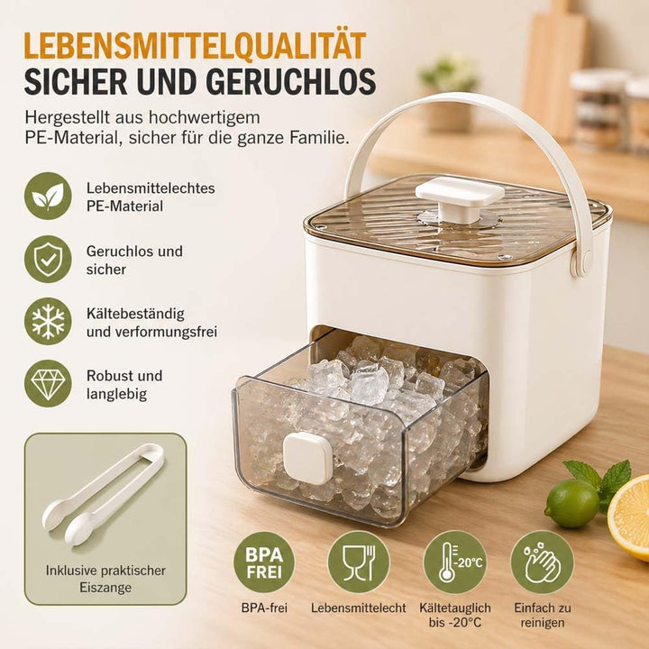 Tragbarer EiswüRfelbereiter,EiswüRfelmaschine mit Presstyp,mit 48 Gitter EiswüRfelform EiswüRfelmake