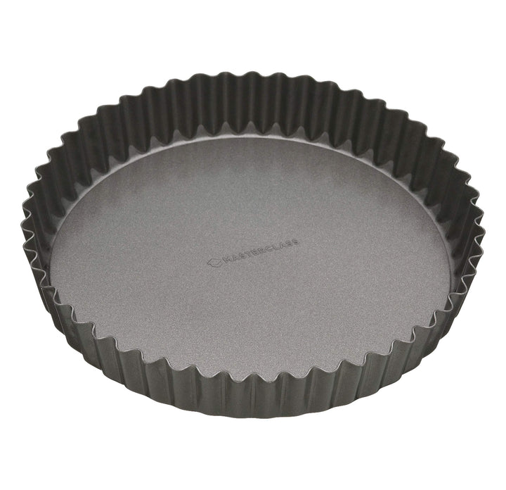 MasterClass Grosse Tarteform, geriffelte Quicheform mit losem Boden und PTFE-, PFOA- und BPA-freiem