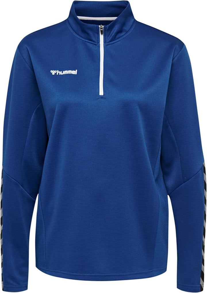 hummel Halbreissverschluss Sweatshirt Hmlauthentic Damen XS Blau, XS Blau