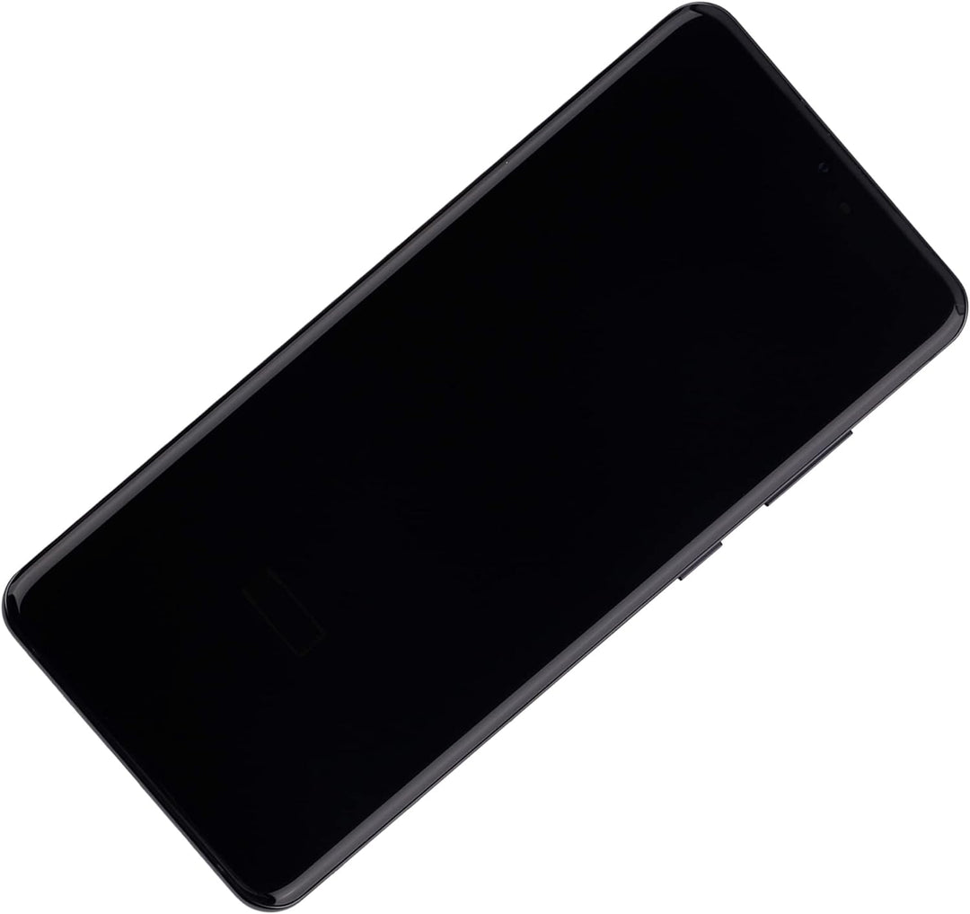 swark Dynamic AMOLED 2X Kompatibel mit Samsung Galaxy S20 Ultra 4G & 5G SM-G988 (Schwarz mit Rahmen)